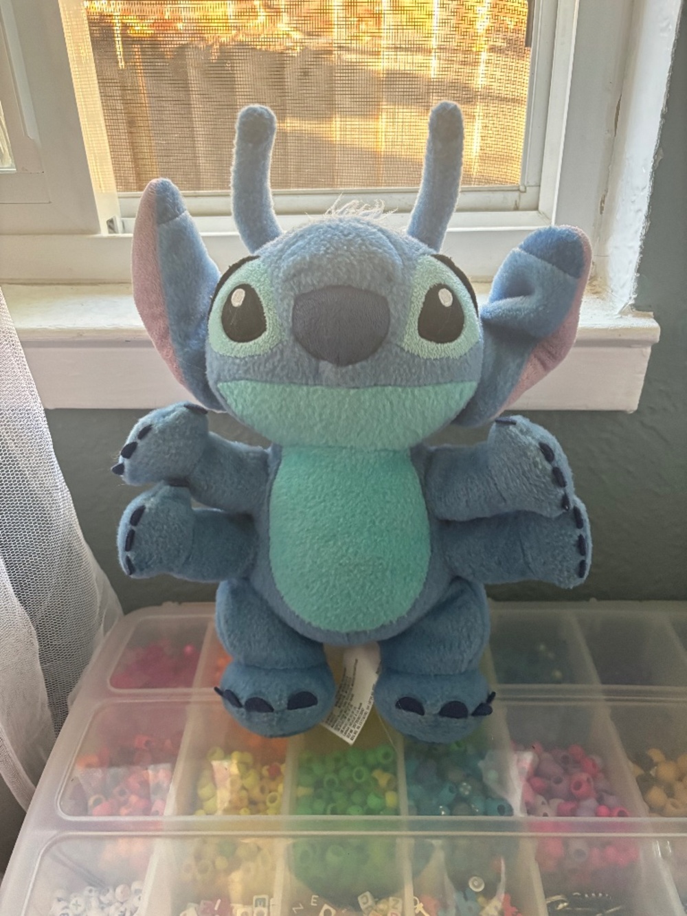 Disney Stitch Plush Toy 7” Lilo & Stitch Stuffed Animal Blue Alien Doll